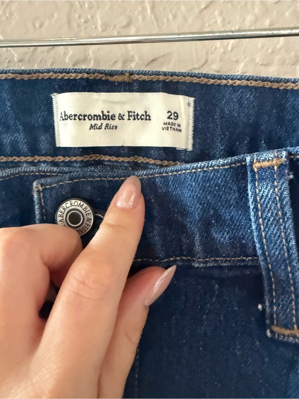 Abercrombie & Fitch Blue Denim Skirt 29 - Picture 3 of 3